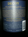 Back Label